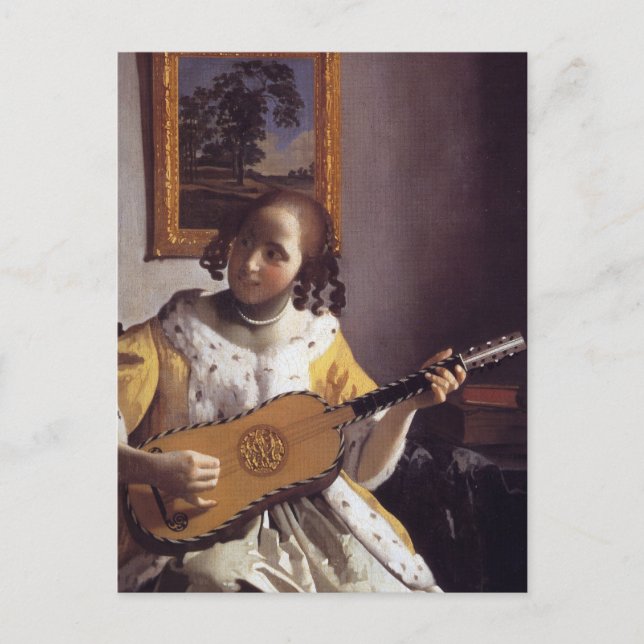 Carte Postale Joueur de guitare (Devant)