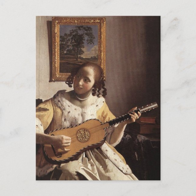 Carte Postale Joueur de guitare (Devant)