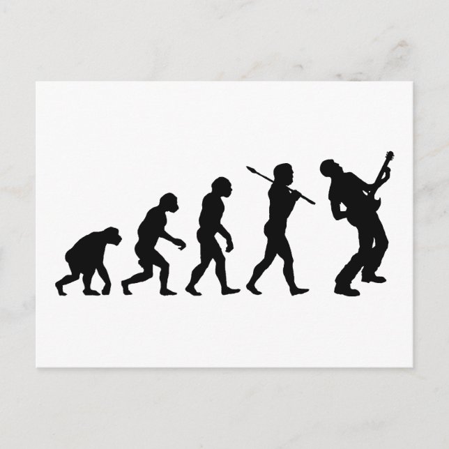 Carte Postale Joueur de guitare (Devant)