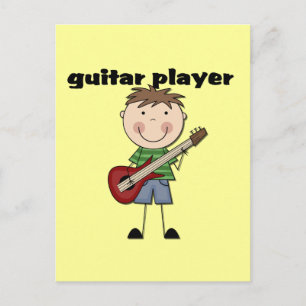 Carte Postale Joueur de guitare - Chemises et cadeaux masculins