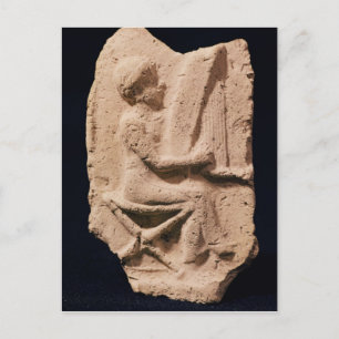 Carte Postale Joueur de harpe, 1830-1600 avant J.-C.