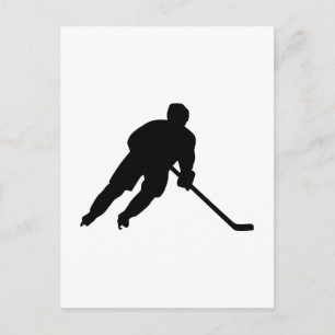 Carte Postale Joueur de hockey