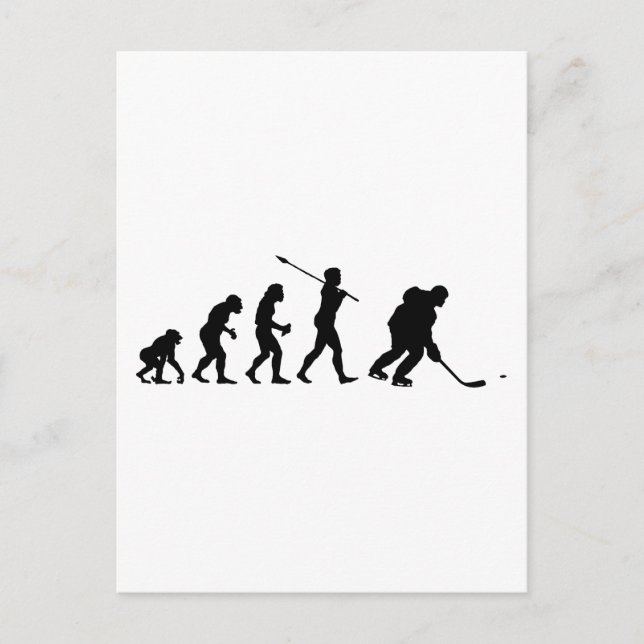 Carte Postale Joueur de hockey sur glace (Devant)