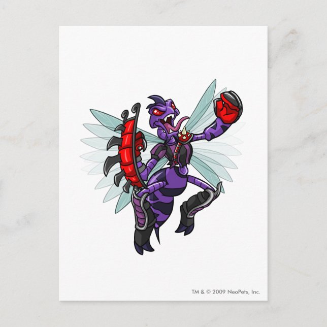 Carte Postale Joueur de la citadelle de Buzz Darigan (Devant)