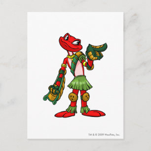 Carte Postale Joueur de Nimmo Mystery Island