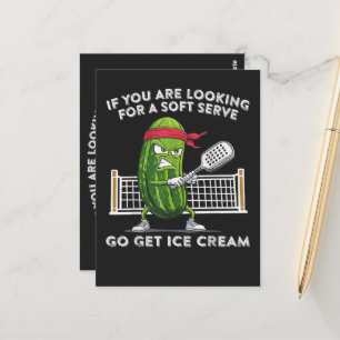 Carte Postale Joueur de Pickleball Amusant