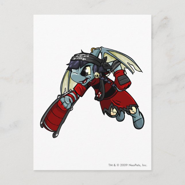 Carte Postale Joueur de Shoyru Krawk Island (Devant)