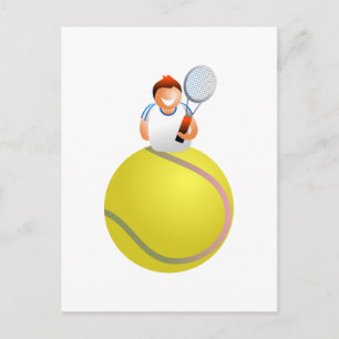 Carte Postale Joueur de tennis