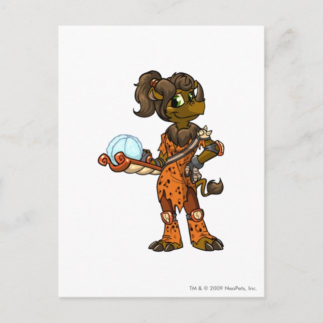 Carte Postale Joueur de Tonu Tyrannia (Devant)