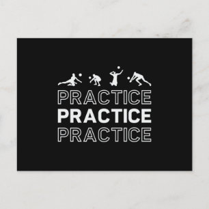 Carte Postale Joueur de volley-ball Pratique Pratique Plage