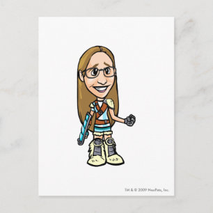 Carte Postale Joueur du personnel de Dragona Terror Mountain