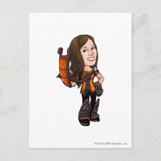 Carte Postale Joueur du personnel du Comastar Haunted Woods