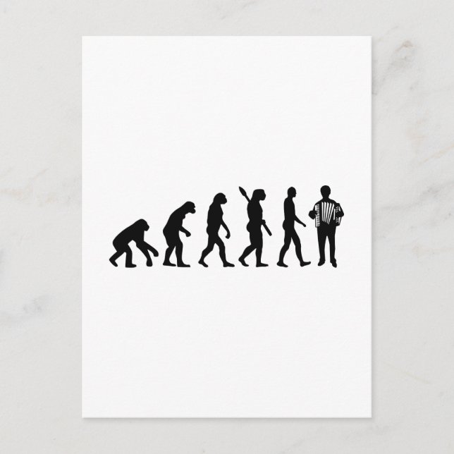 Carte Postale Joueur Evolution Accordion (Devant)