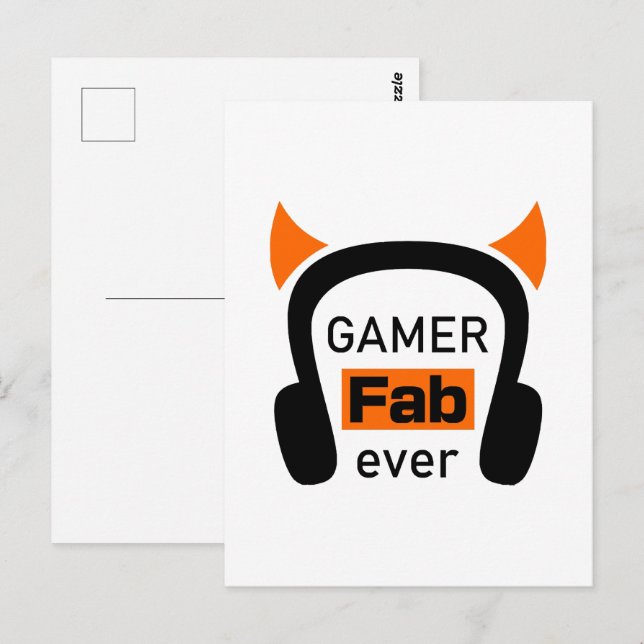 Carte Postale joueur fab-ever (Devant / Derrière)