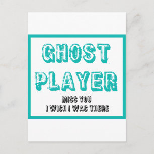 Carte Postale joueur fantôme de bunco