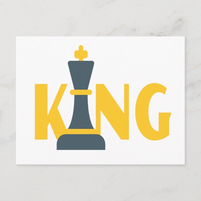 Carte Postale Joueur King (Devant)