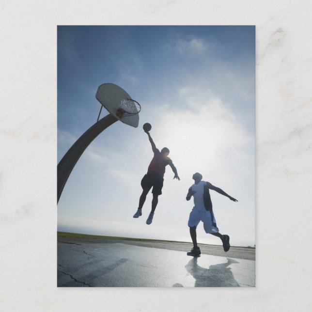 Carte Postale Joueurs de basket-ball 5 (Devant)