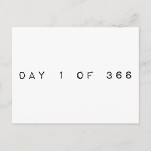 Carte Postale jour 1 de 366 HAPPY LEAP YEAR