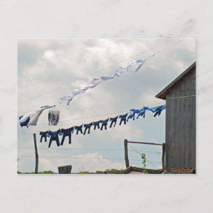 Carte postale Jour de blanchisserie