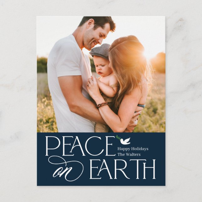 Carte postale Jour de Fête de Noël ÉDITABLE (Devant)