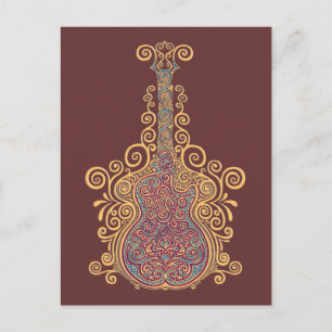Carte Postale Jour de la guitare morte