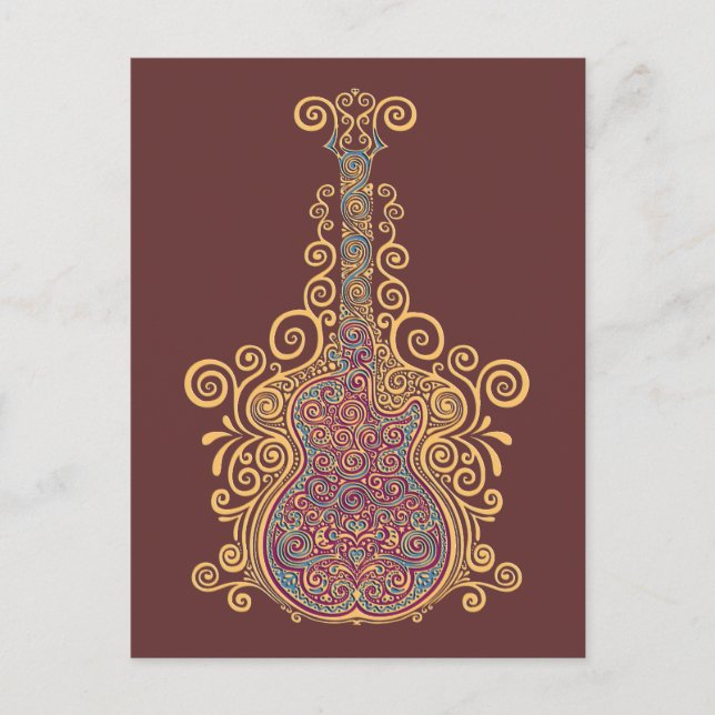 Carte Postale Jour de la guitare morte (Devant)