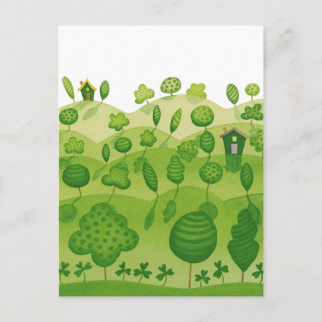 Carte Postale Jour de la Saint Patrick (Devant)