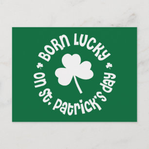 Carte Postale Jour de la Saint Patrick Anniversaire