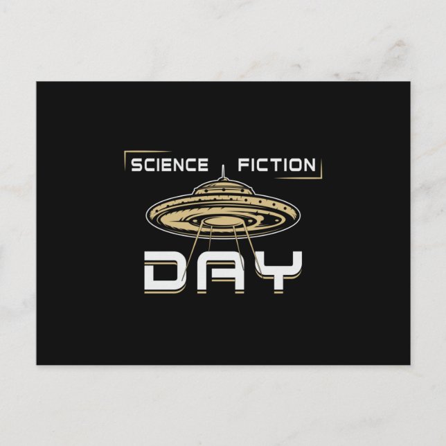 Carte Postale Jour de la science-fiction Cadeau spatial Garder s (Devant)