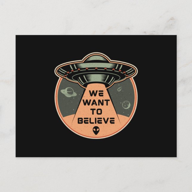 Carte Postale Jour de la science-fiction Espace Science Extrater (Devant)