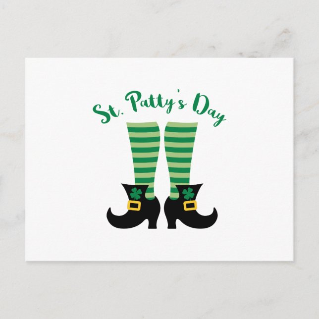 Carte Postale Jour de la St Patrick (Devant)