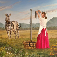 Carte postale Jour de lavage