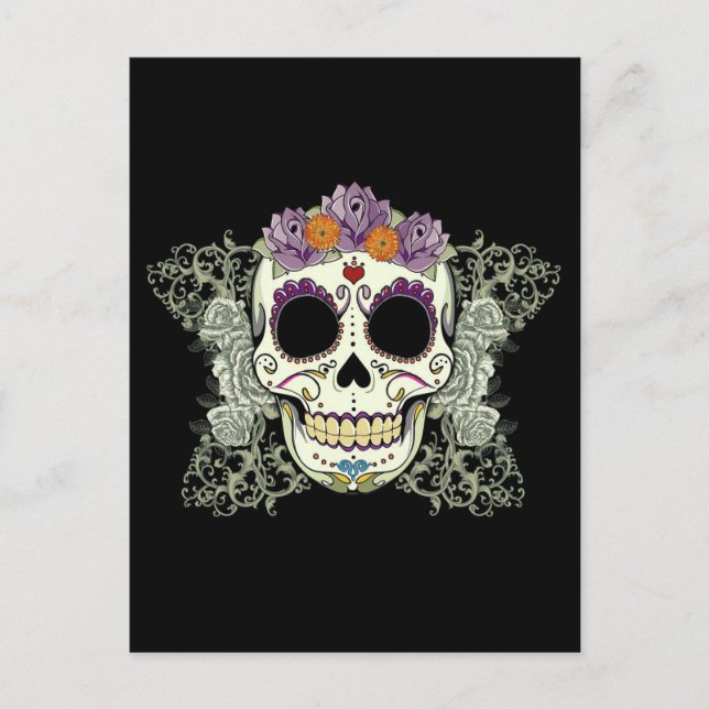 CARTE POSTALE JOUR DE L'ESSENCE DU SUCRE MORT (Devant)