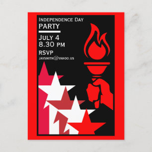 Carte Postale Jour de l'indépendance américaine