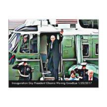 Jour de l'investiture Président Obama & Donald Tru