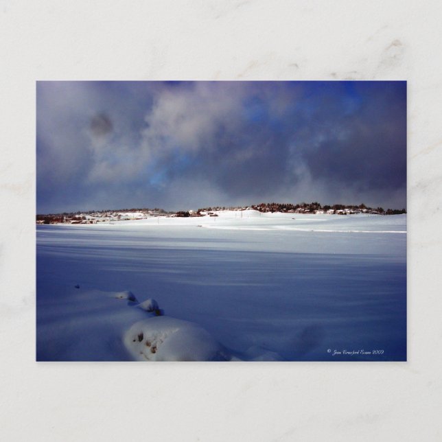 Carte Postale Jour de neige (Devant)
