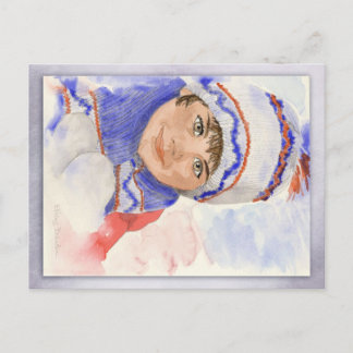 Carte Postale Jour de neige