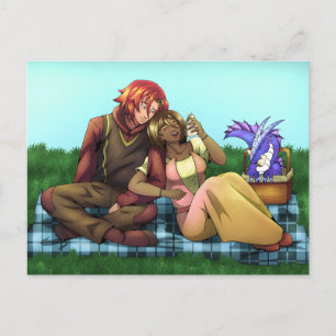 Carte Postale Jour de pique-nique