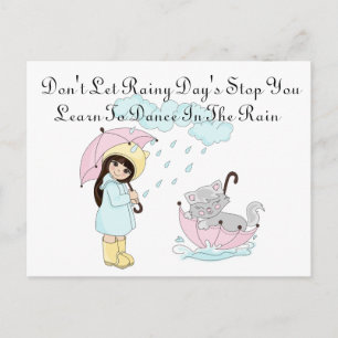 Carte Postale Jour de pluie