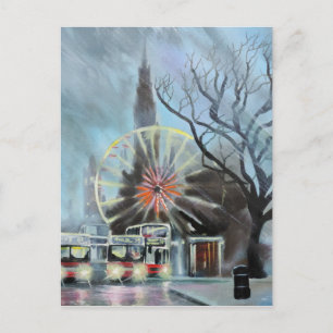 Carte Postale Jour de pluie à Édimbourg