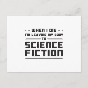 Carte Postale Jour de science-fiction extraterrestre Idée cadeau