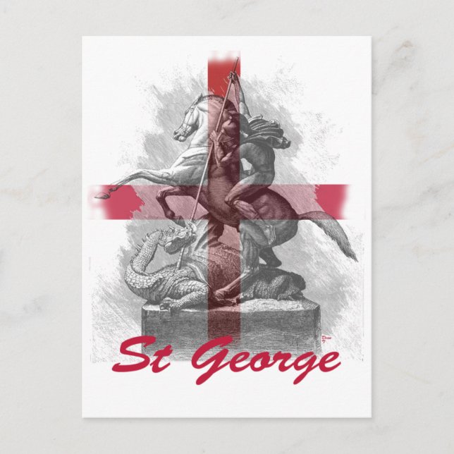 Carte Postale Jour de St Georges (Devant)