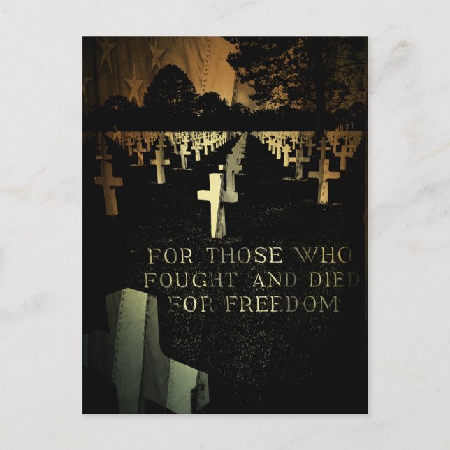 Carte Postale Jour des anciens combattants (Devant)