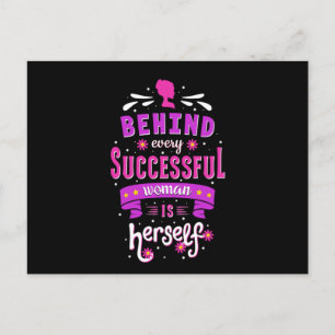 Carte Postale Jour des femmes Féminisme Fille Puissance Femme Id