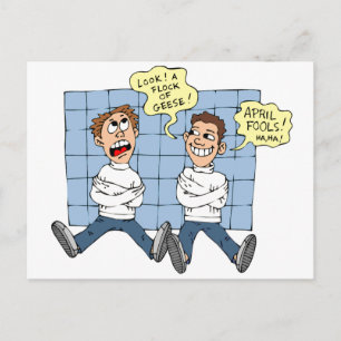 Carte Postale Jour des Fools d'avril