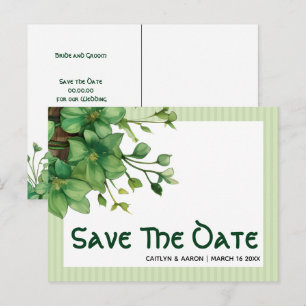 Carte Postale Jour des Pâques de verdure Celtique Sauvez la date