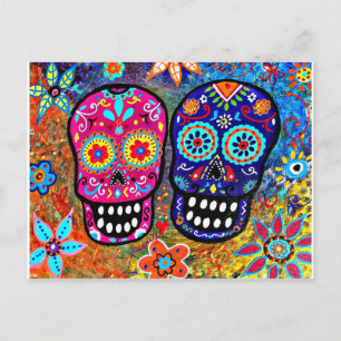Carte Postale Jour des têtes crâniennes mortes