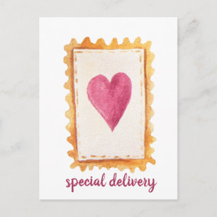 Carte Postale Jour des Valentines de livraison spéciale