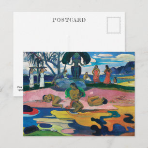 Carte Postale Jour du Dieu Paul Gauguin