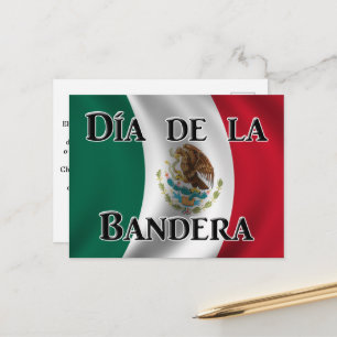 Carte Postale Jour du Drapeau (jour du drapeau mexicain)